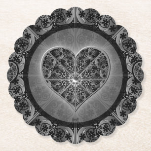 Keramik Lace Black Untersetzer