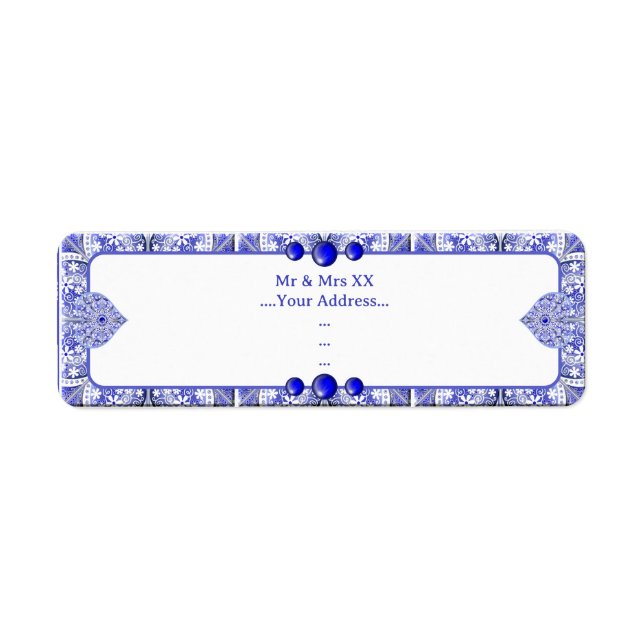 Keramik Lace Blue of Greece (Vorne)