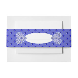 Keramik Lace Blue of Greece Einladungsbanderole
