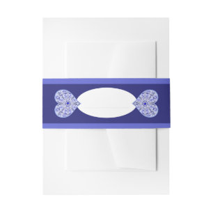 Keramik Lace Blue of Greece Einladungsbanderole