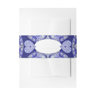 Keramik Lace Blue of Greece Einladungsbanderole