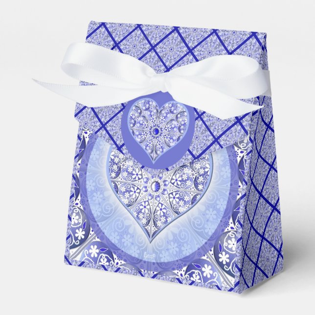 Keramik Lace Blue of Greece Geschenkschachtel (Vorderseite)