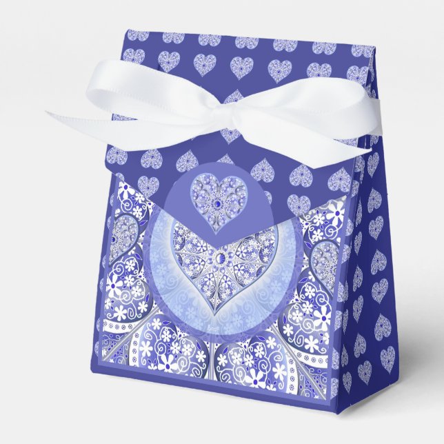 Keramik lace Blue of Greece Geschenkschachtel (Vorderseite)
