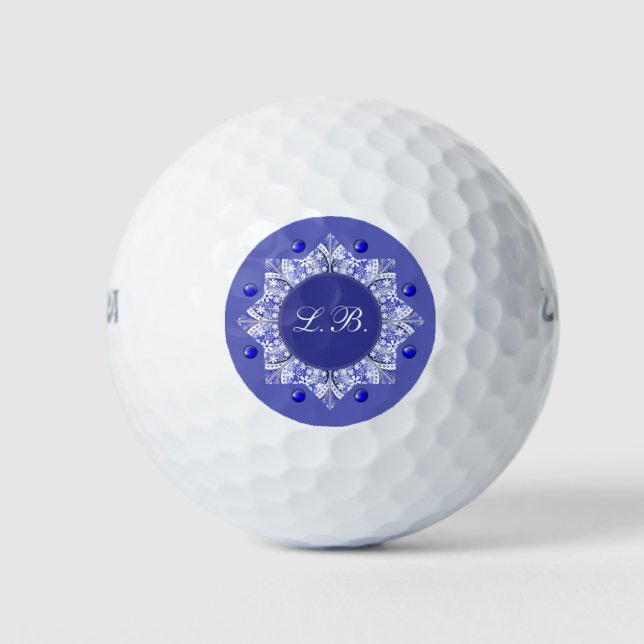 Keramik lace Blue of Greece Golfball (Vorderseite)