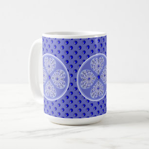 Keramik Lace Blue of Greece Kaffeetasse