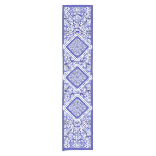 Keramik Lace Blue of Greece Kurzer Tischläufer