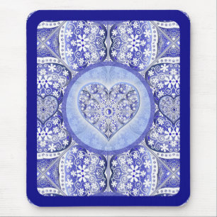 Keramik lace Blue of Greece Mousepad