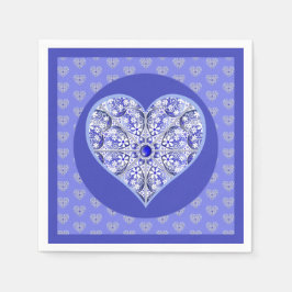 Keramik Lace Blue of Greece Serviette