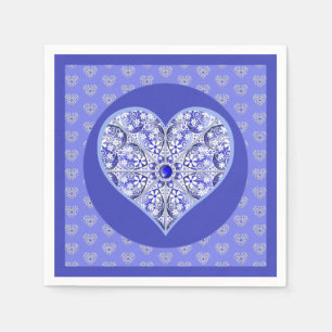 Keramik Lace Blue of Greece Serviette