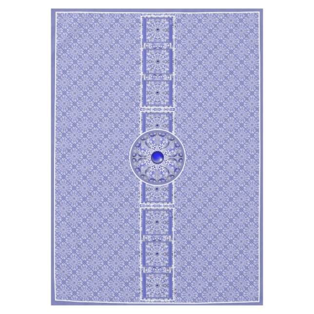 Keramik Lace Blue of Greece Tischdecke (Vorderseite)