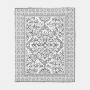 Keramik Lace Gray Fleecedecke