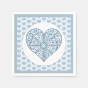 Keramik Lace Light Blue Serviette