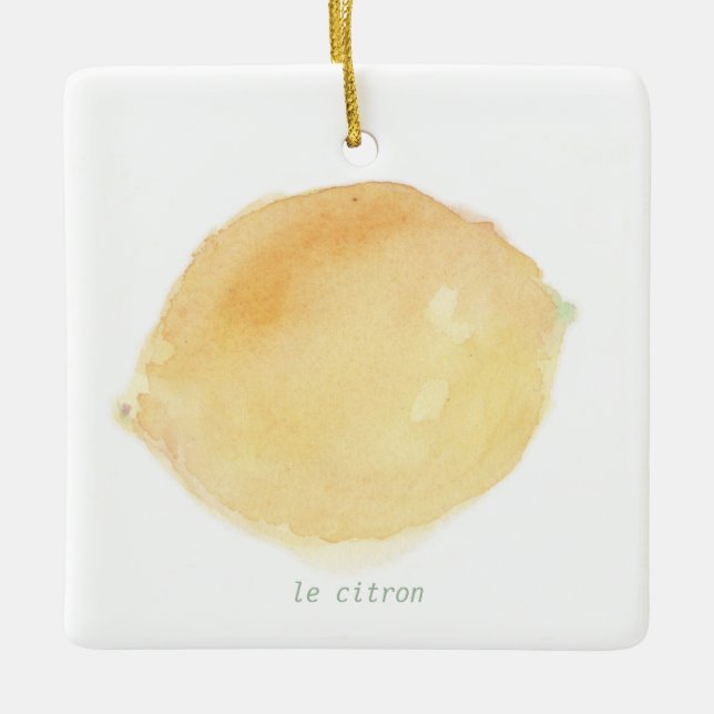 Keramik Le citron Keramikornament (Vorderseite)