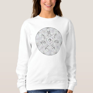 Keramik leicht grau & Schneeflocke Sweatshirt