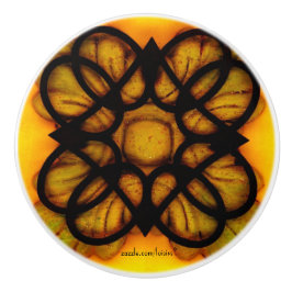 Keramik mit schwarzem Knochen Keramikknauf