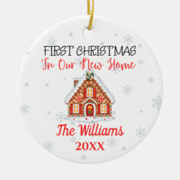 Keramik New Zuhause Christmas Personalisiert Keramik Ornament