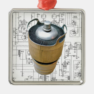 Keramik Ornament Aus Metall