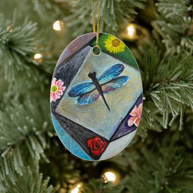 Keramik Ornament - Die blühende Kunst des Drachenf (Baum)