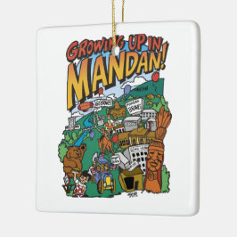 Keramik Ornament "Growing up in Mandan"