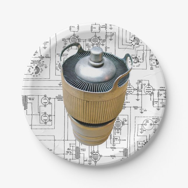 Keramik Pappteller (Vorderseite)