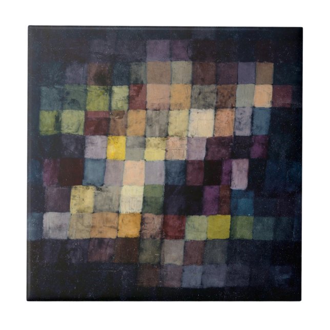 KERAMIK : PAUL KLEE ; ALTER KUND : 1925 FLIESE (Vorderseite)