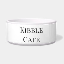 Keramik Pet Bowl Kibble Café