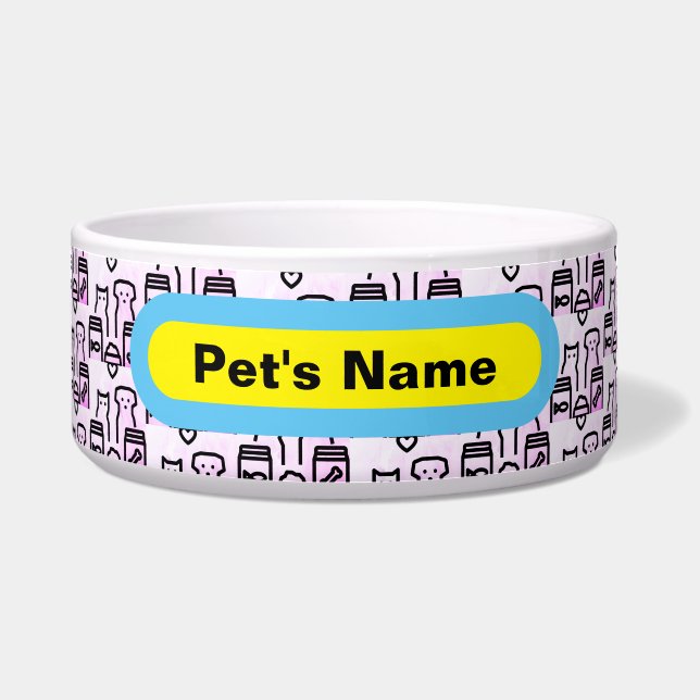 Keramik Pet Bowl Napf (Vorderseite)