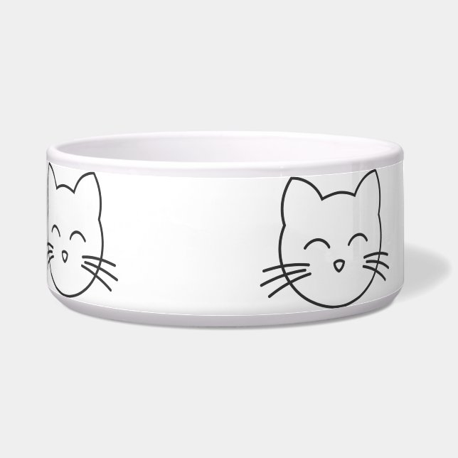 Keramik Pet Cat Bowl Napf (Rechts)