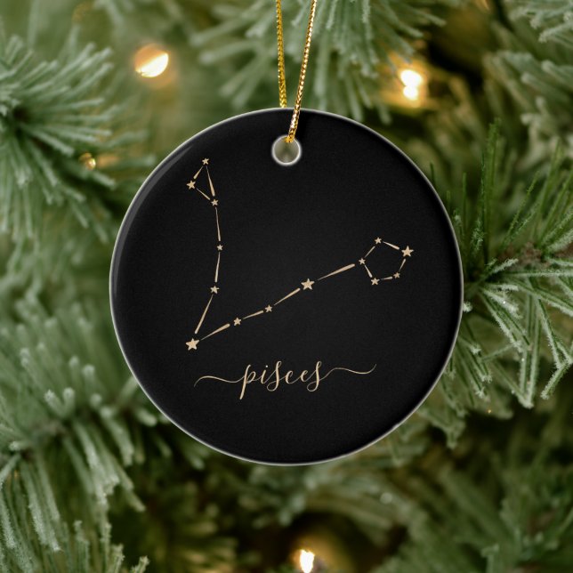 Keramik Pisces Constellation Ornament (Baum)