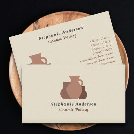 Keramik Potterie Artist Business Card Visitenkarte