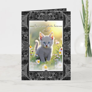 Keramik schwarz dankeskarte