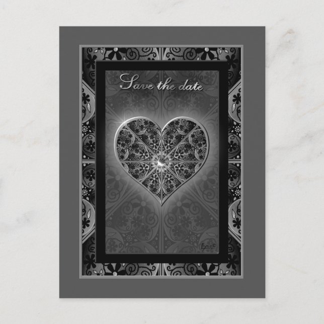 Keramik schwarz postkarte (Vorderseite)