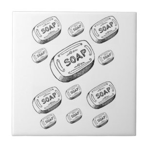 Keramik Seife Vintag Fliese