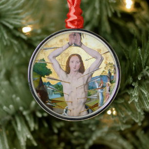 Keramik St. Sebastian (M 013) Ornament Aus Metall