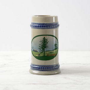 Keramik Stein Bierglas