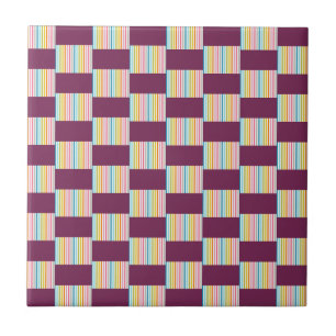 Keramik Streifen Fliese