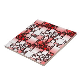 Keramik Tanzen Rot und Weiß Platz Tanzfläche Tile Fliese