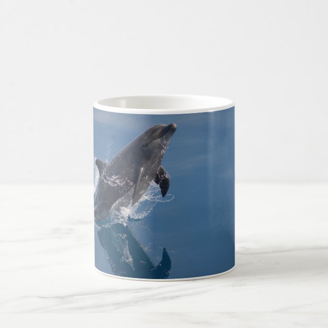 Keramik Tasse-Dolphin Kaffeetasse (Mittel)