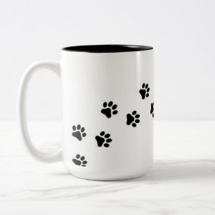 Keramik-Tasse für Pelz-Baby-Paw Zweifarbige Tasse
