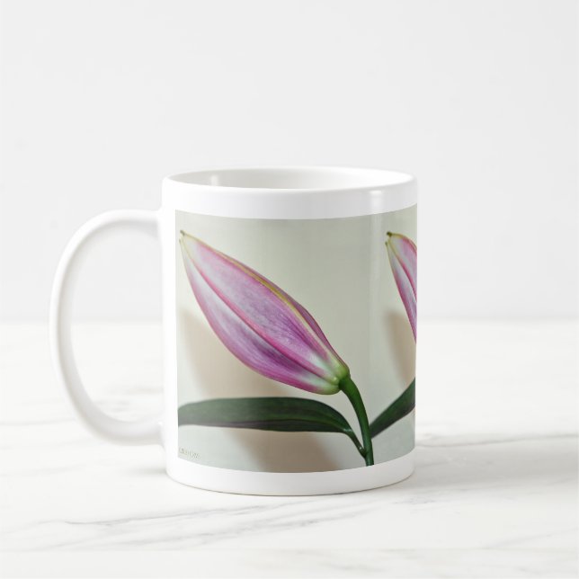 Keramik Tasse mit Lily Bud (Links)