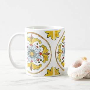 Keramik Tasse mit traditionellem sizilianischem Fl