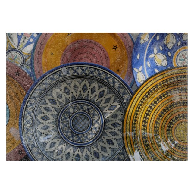 Keramik Teller Schneidebrett (Vorderseite)