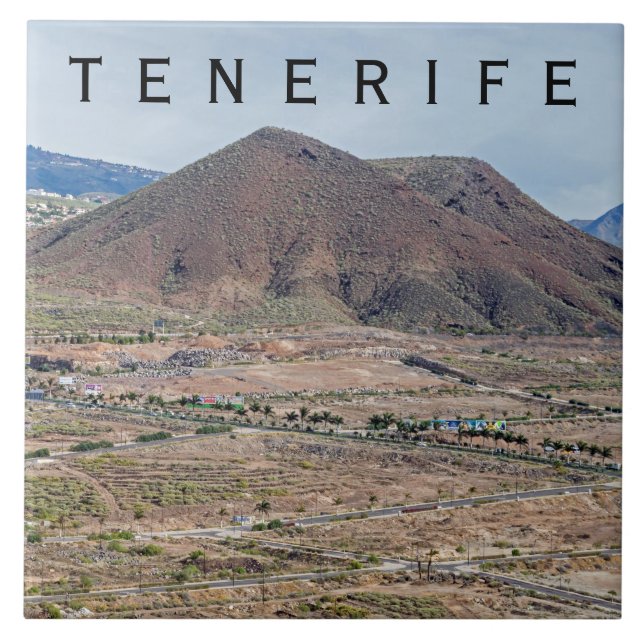 Keramik Teneriffa Fliese (Vorderseite)
