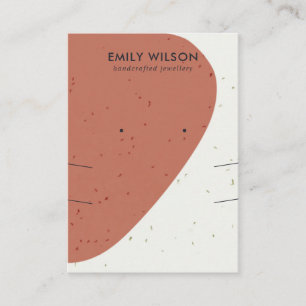 KERAMIK TERRACOTTA LANGE SCHNELLE EREIGNISANZEIGE VISITENKARTE