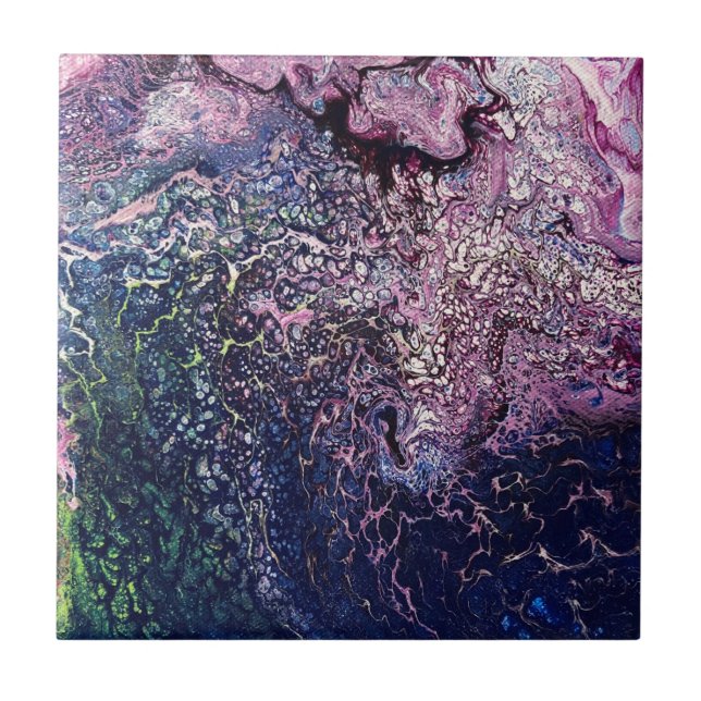 Keramik "The Force" von Johnson Abstrakt Art Fliese (Vorderseite)