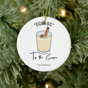 Keramik The Season Eggnog Ornament