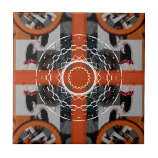 Keramik Tile (Adelaide's Orangenrotator) Fliese