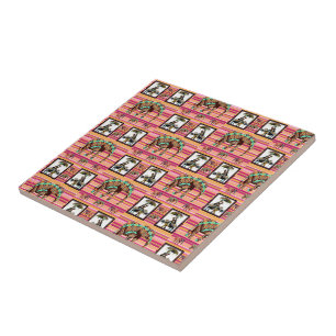 Keramik Tile African Women Elephants Fliese