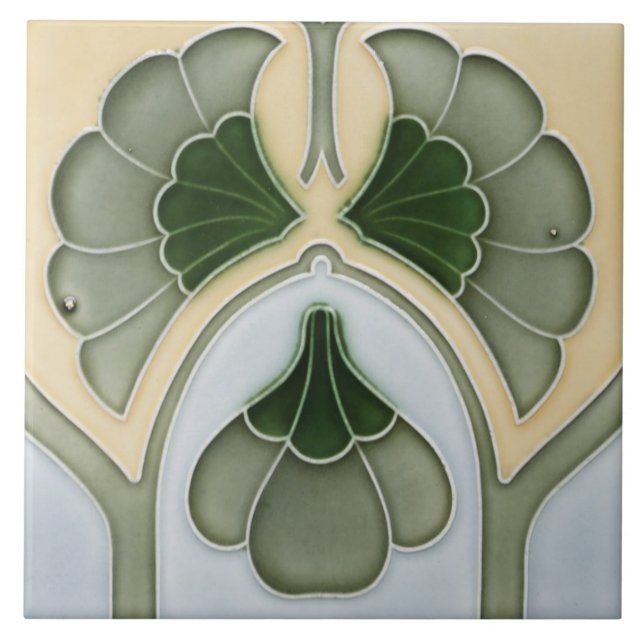 Keramik Tile - Antiquitätenmuseum Fliese (Vorderseite)