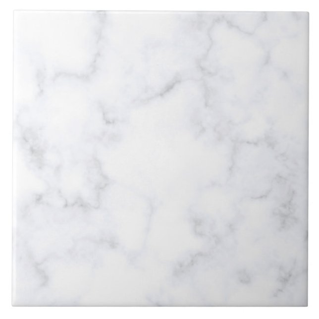 Keramik-Tile aus weißem Marmor Fliese (Vorderseite)